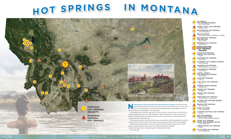 MAPPED: Hot Springs of Montana | Distinctly Montana Magazine